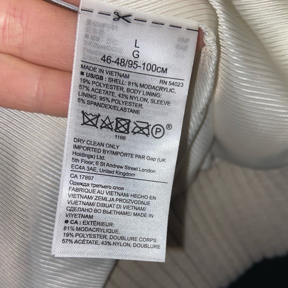 Banana Republic Faux Fur Bomber Jacket - Picture 4 of 7